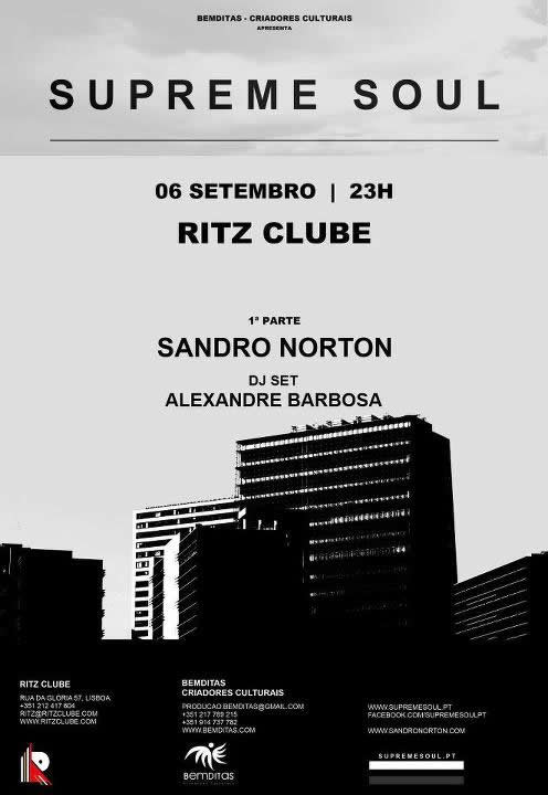 Supreme Soul – Ritz Clube – Lisboa – 06/Set/12