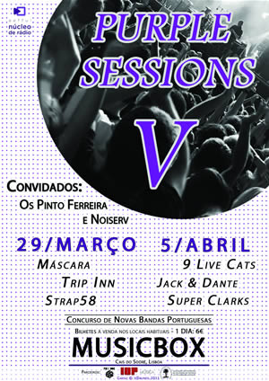 cartaz do purple sessions