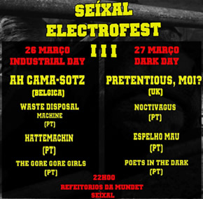 cartaz Seixal Electrofest III