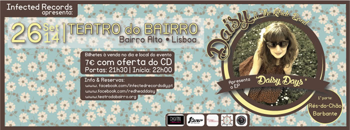 Daisy – Teatro do Bairro – Lisboa – 26/Set/14