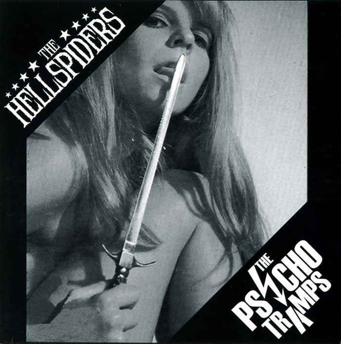 The Hellspiders / The Psycho Tramps em Split 7″